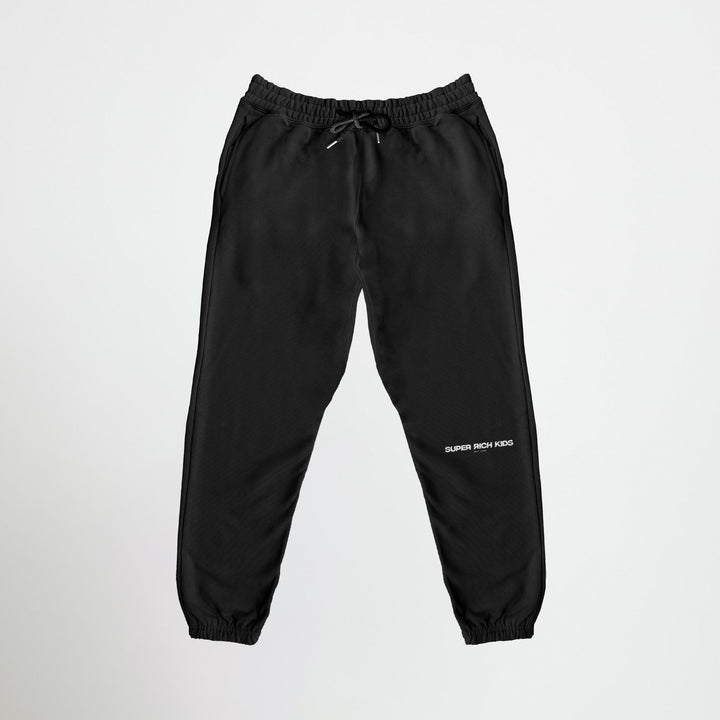 'Super Rich Kids' Joggers Black