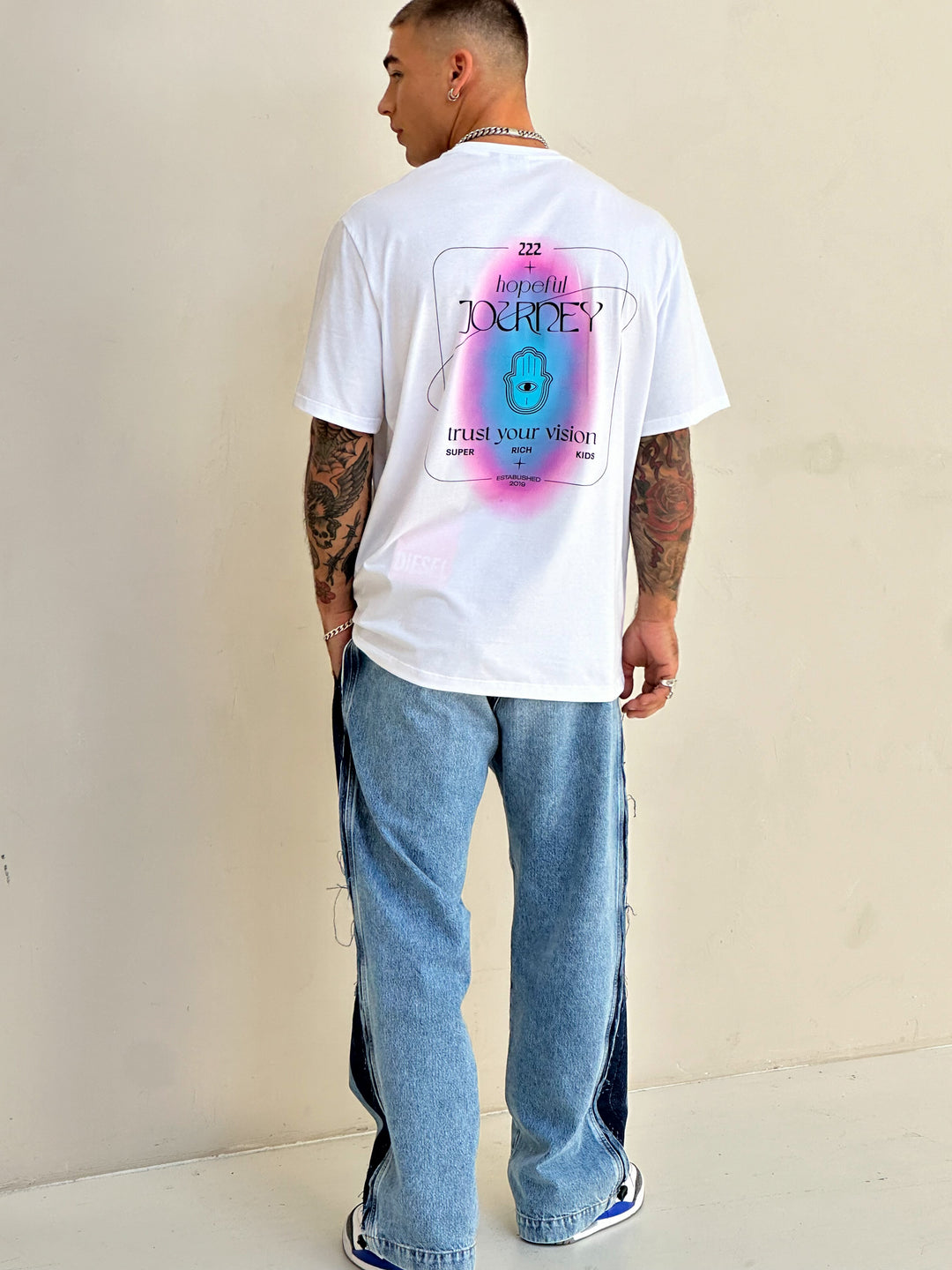 T-Shirt 'Trust your vision' White