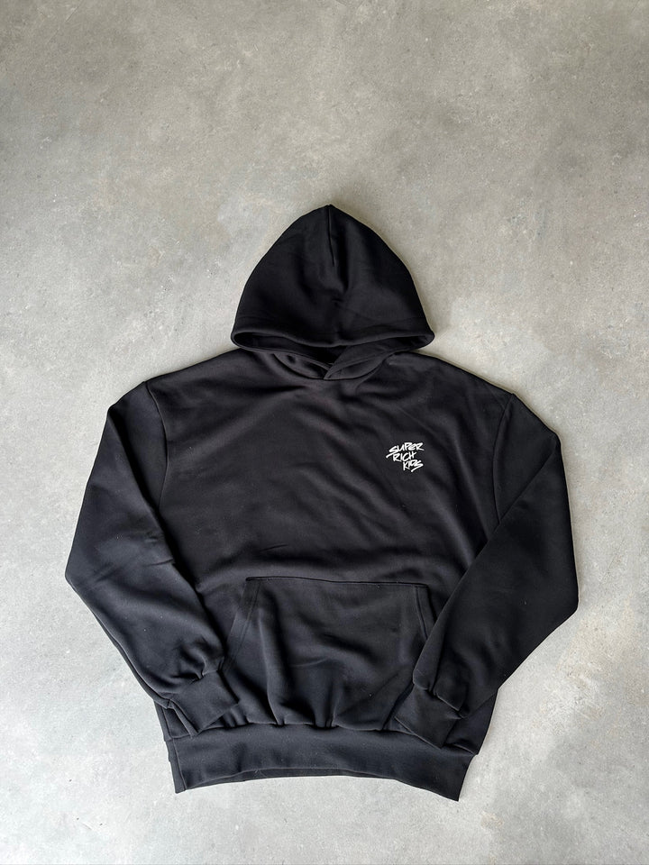 'Stay Positive' Hoodie Black