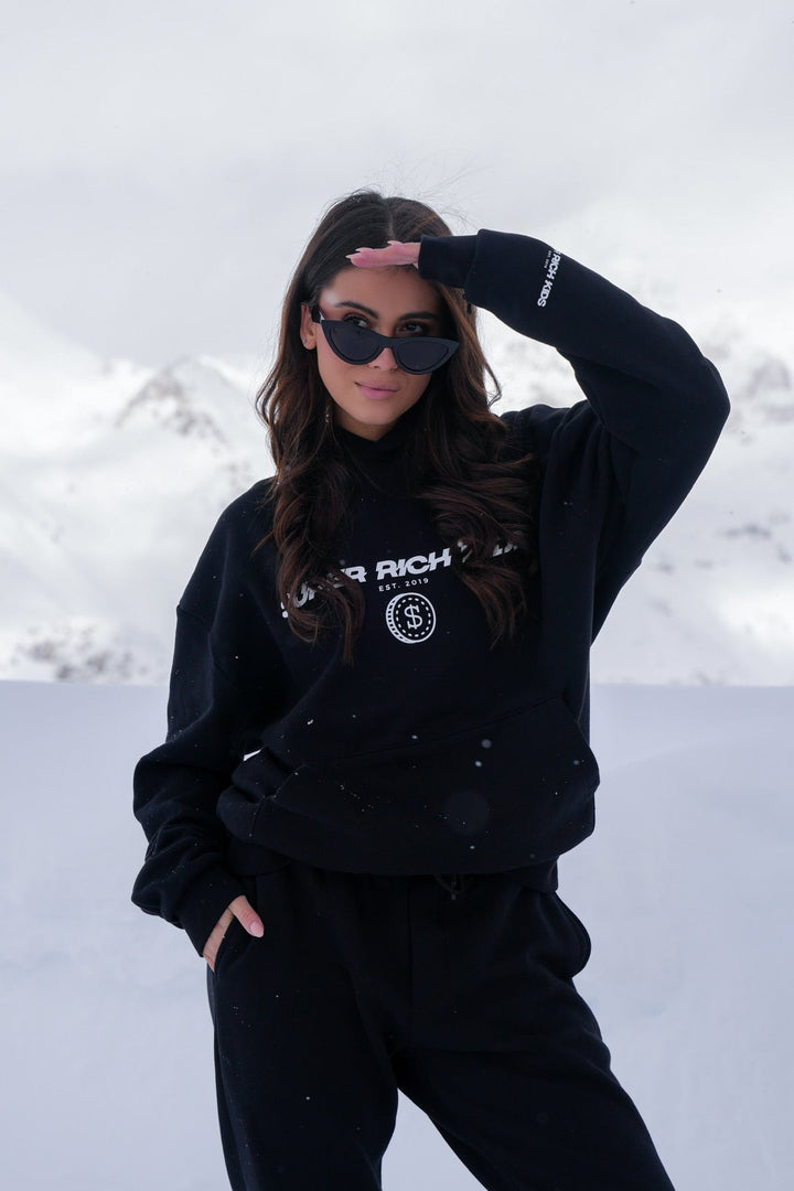 'Super Rich Kids' Hoodie Black