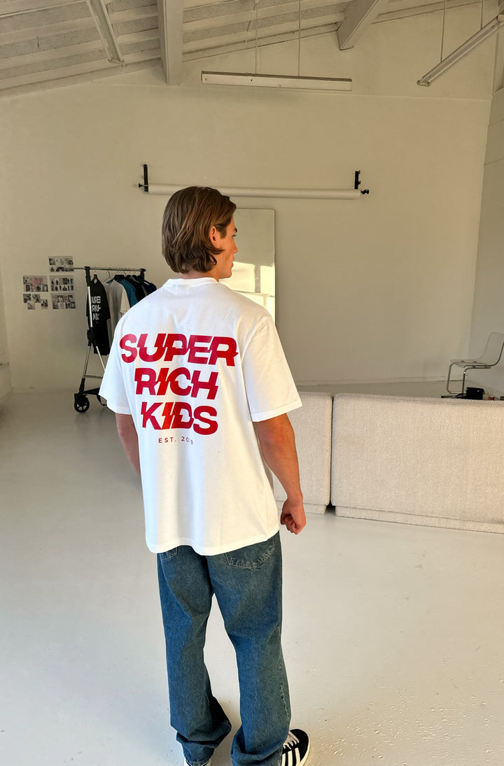 Super Rich Kids T-Shirt White & Red