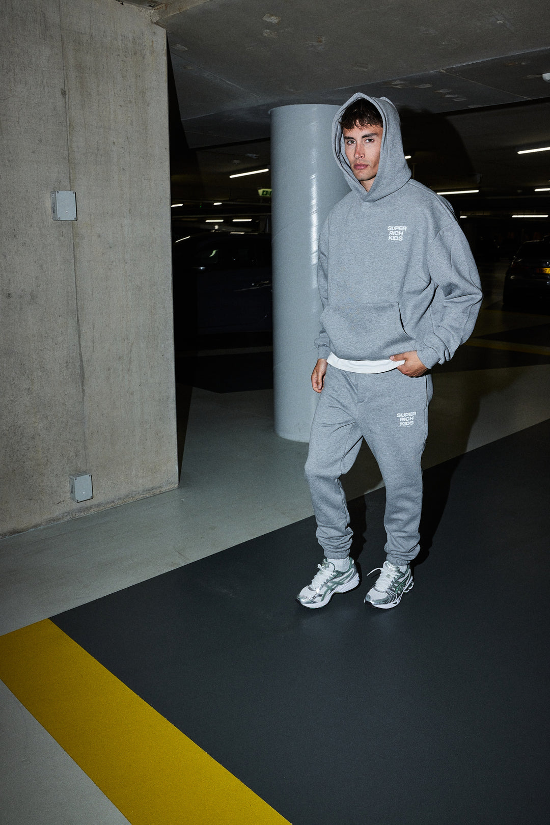 Tracksuit 'Essential' Grey Melange