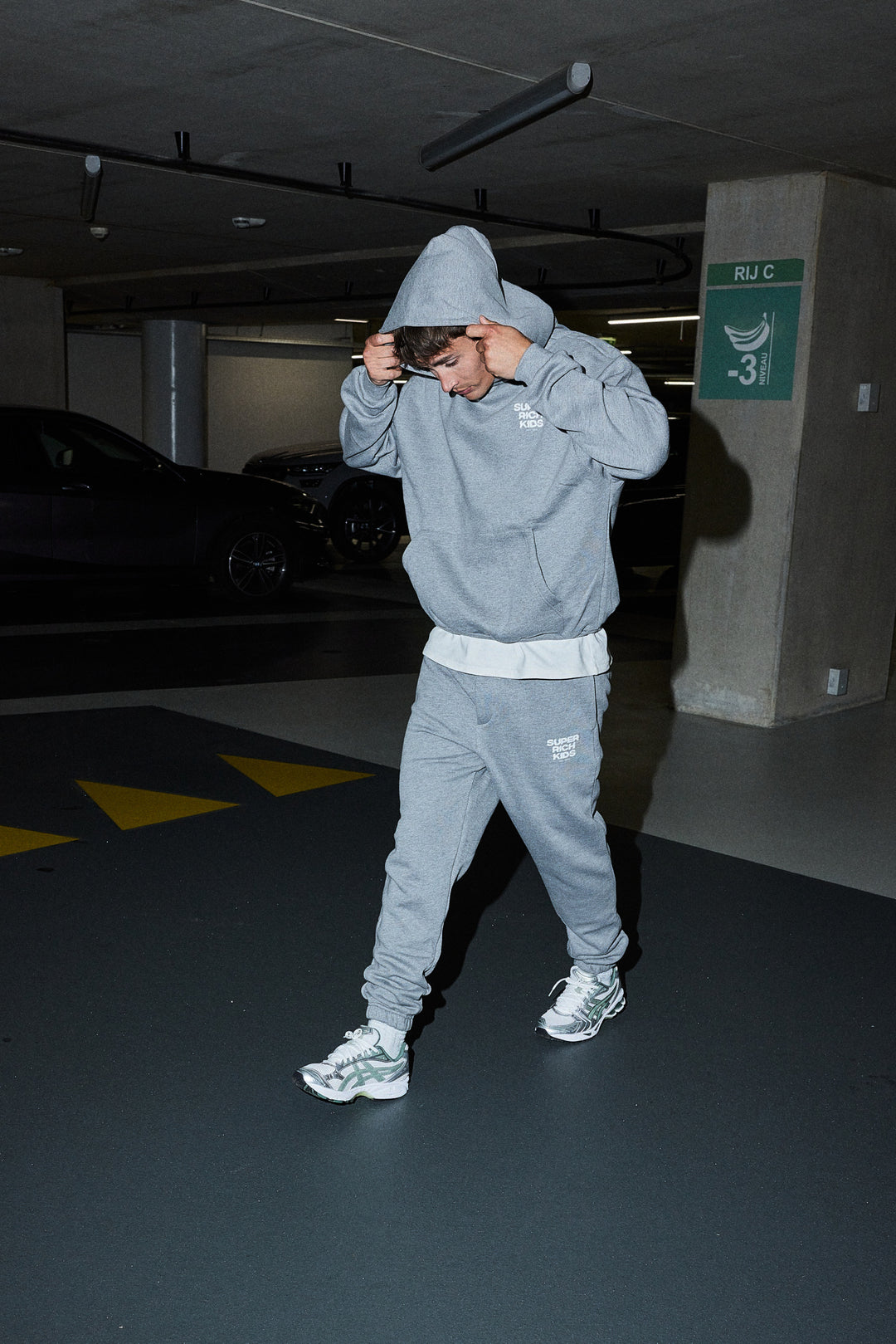 Tracksuit 'Essential' Grey Melange