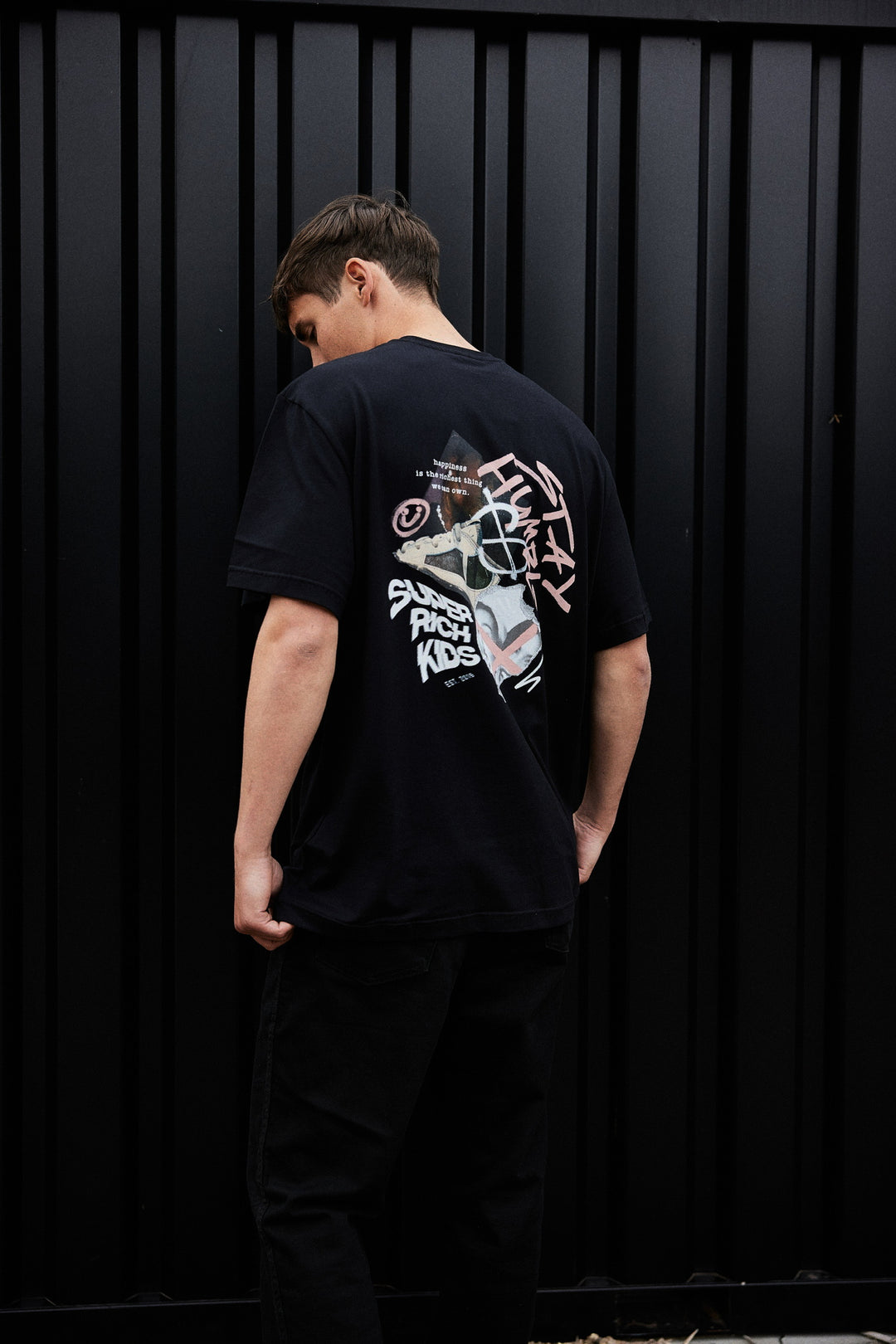 T-Shirt 'Stay Humble' Black