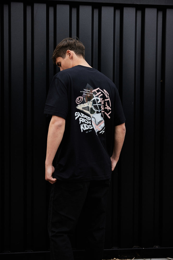 T-Shirt 'Stay Humble' Black