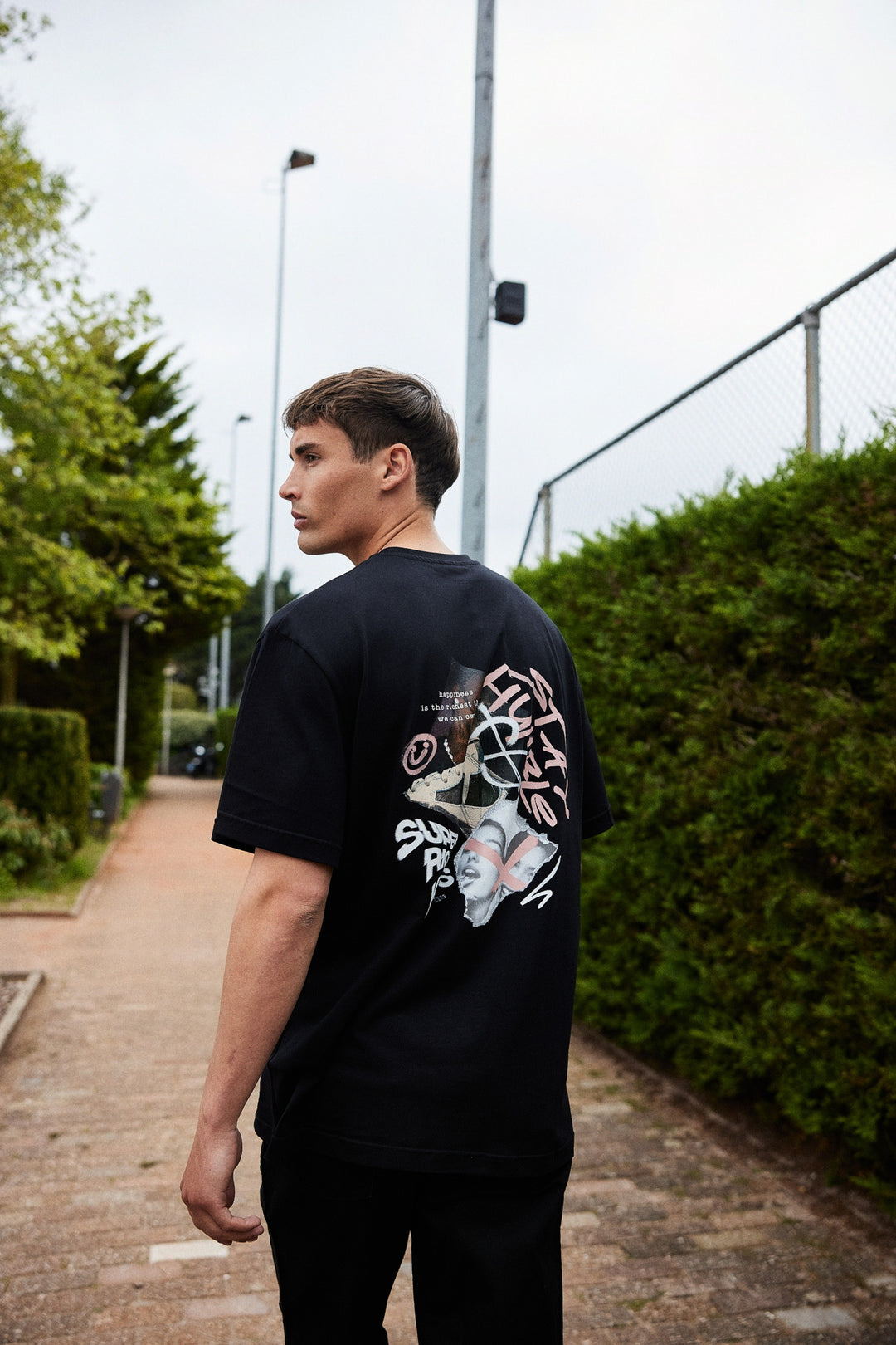 T-Shirt 'Stay Humble' Black