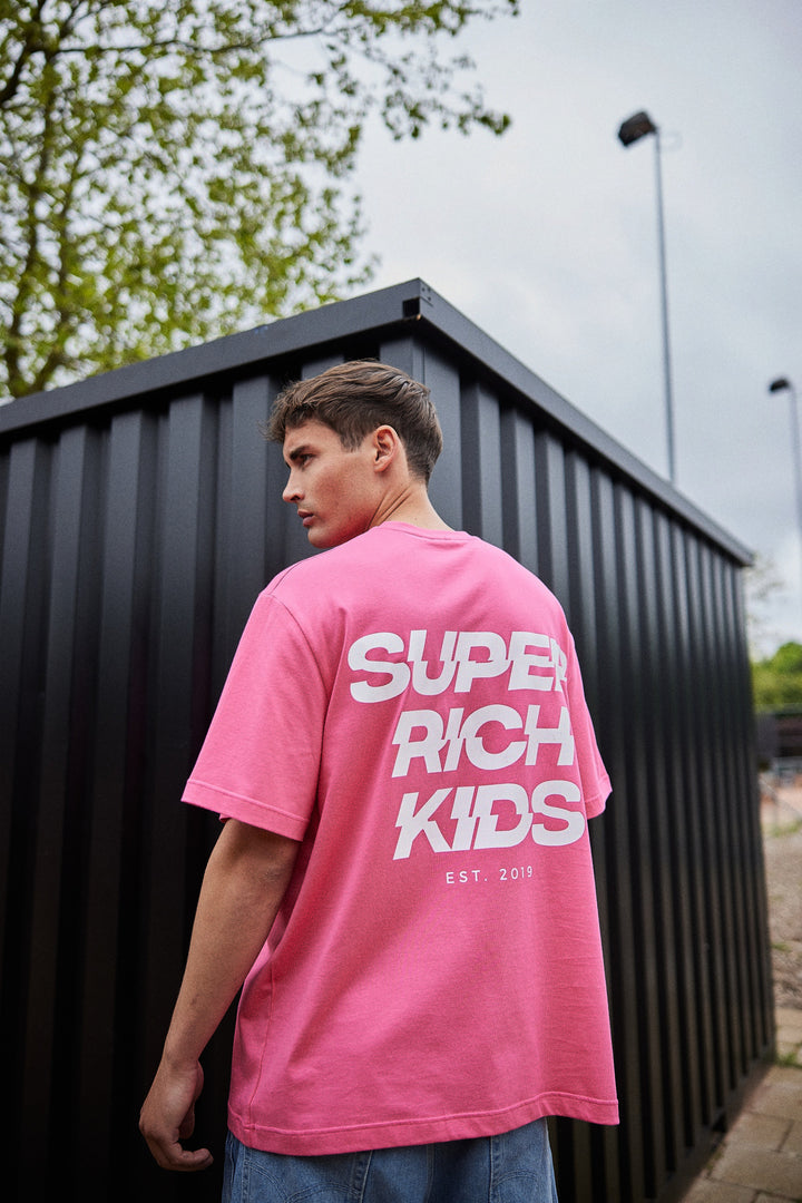 Super Rich Kids T-Shirt 'Hot Pink'