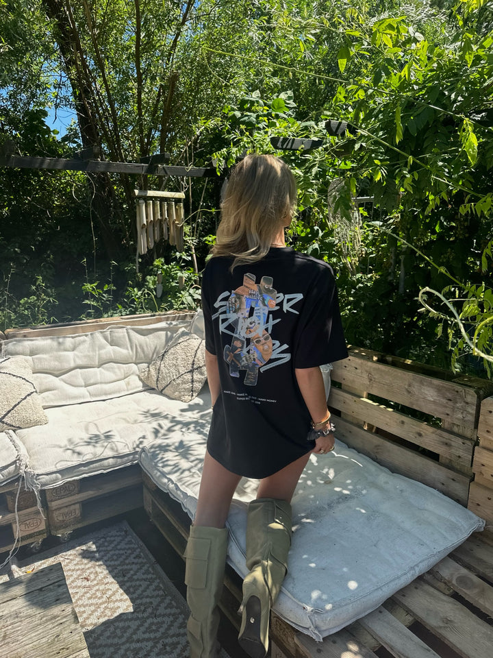 T-Shirt 'Stay Positive' Black