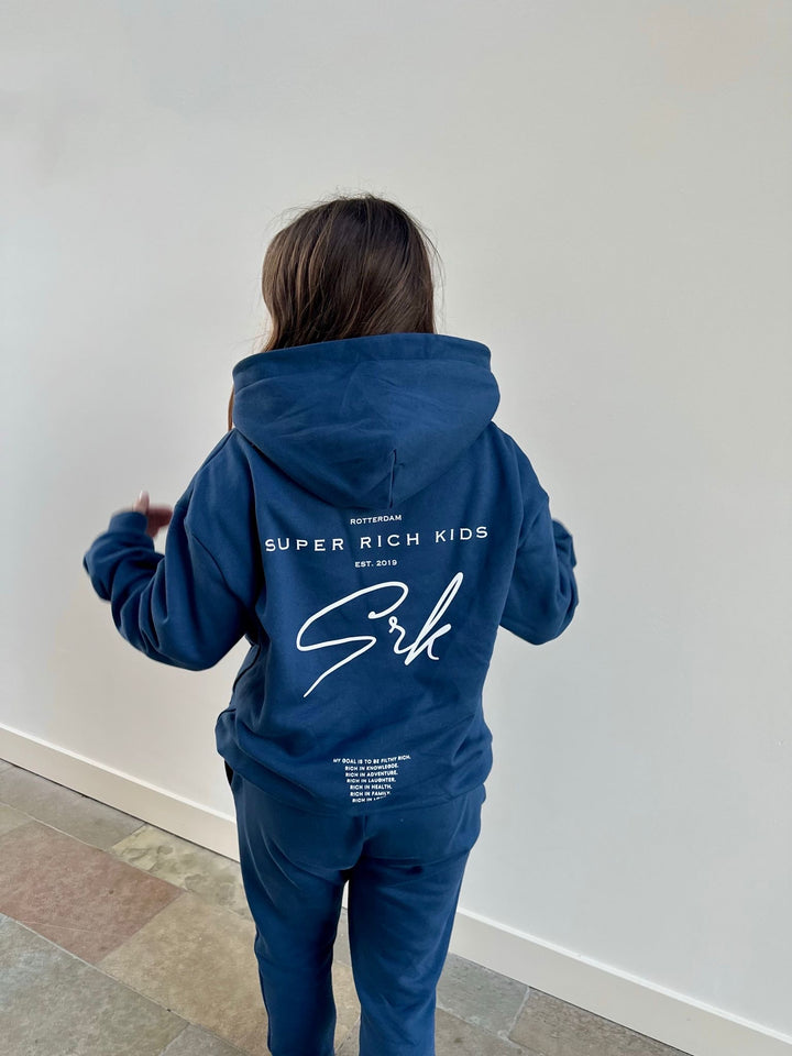 'Signature' Navy Hoodie