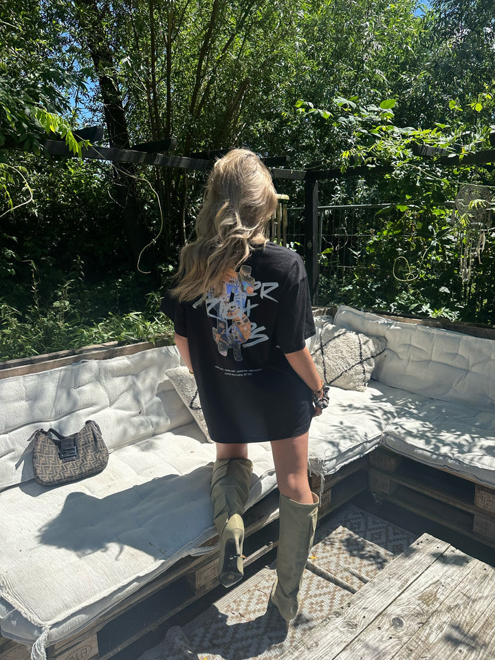 T-Shirt 'Stay Positive' Black