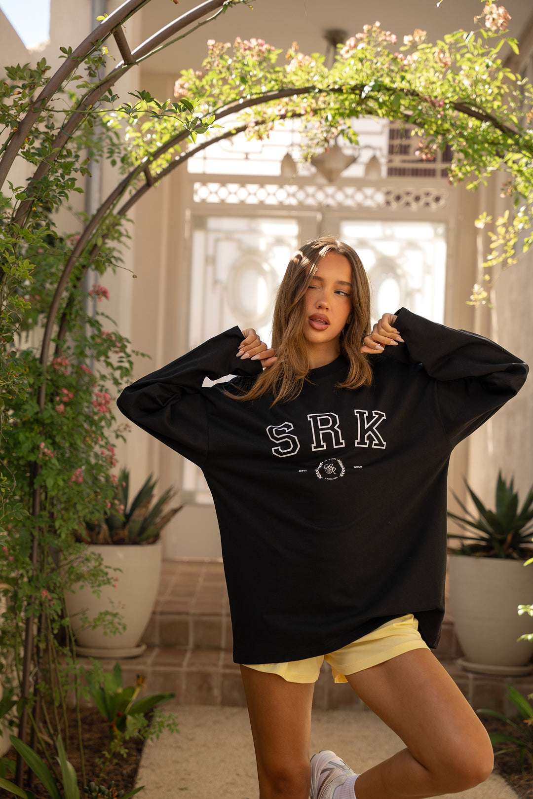 SRK Longsleeve Tee - Black &amp; White