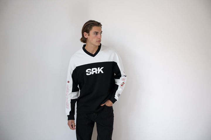 'Monaco Racing' Oversized Jersey 'Black & White'