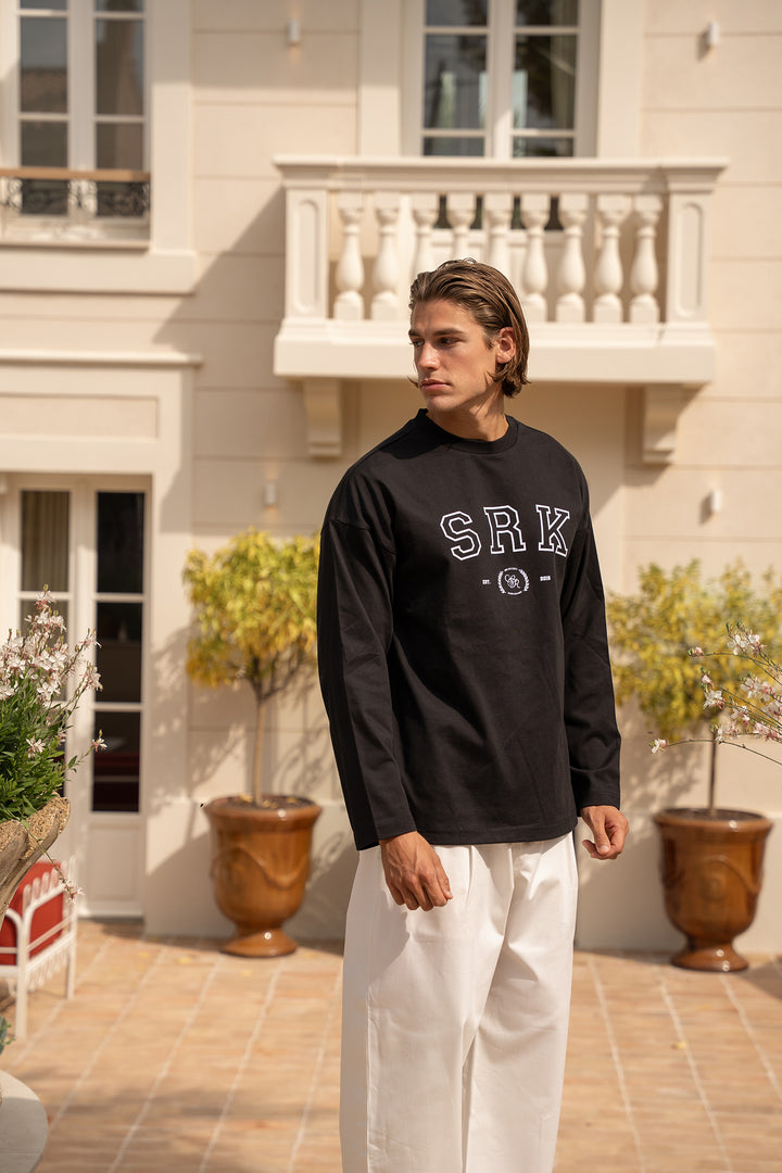 SRK Longsleeve Tee - Black &amp; White