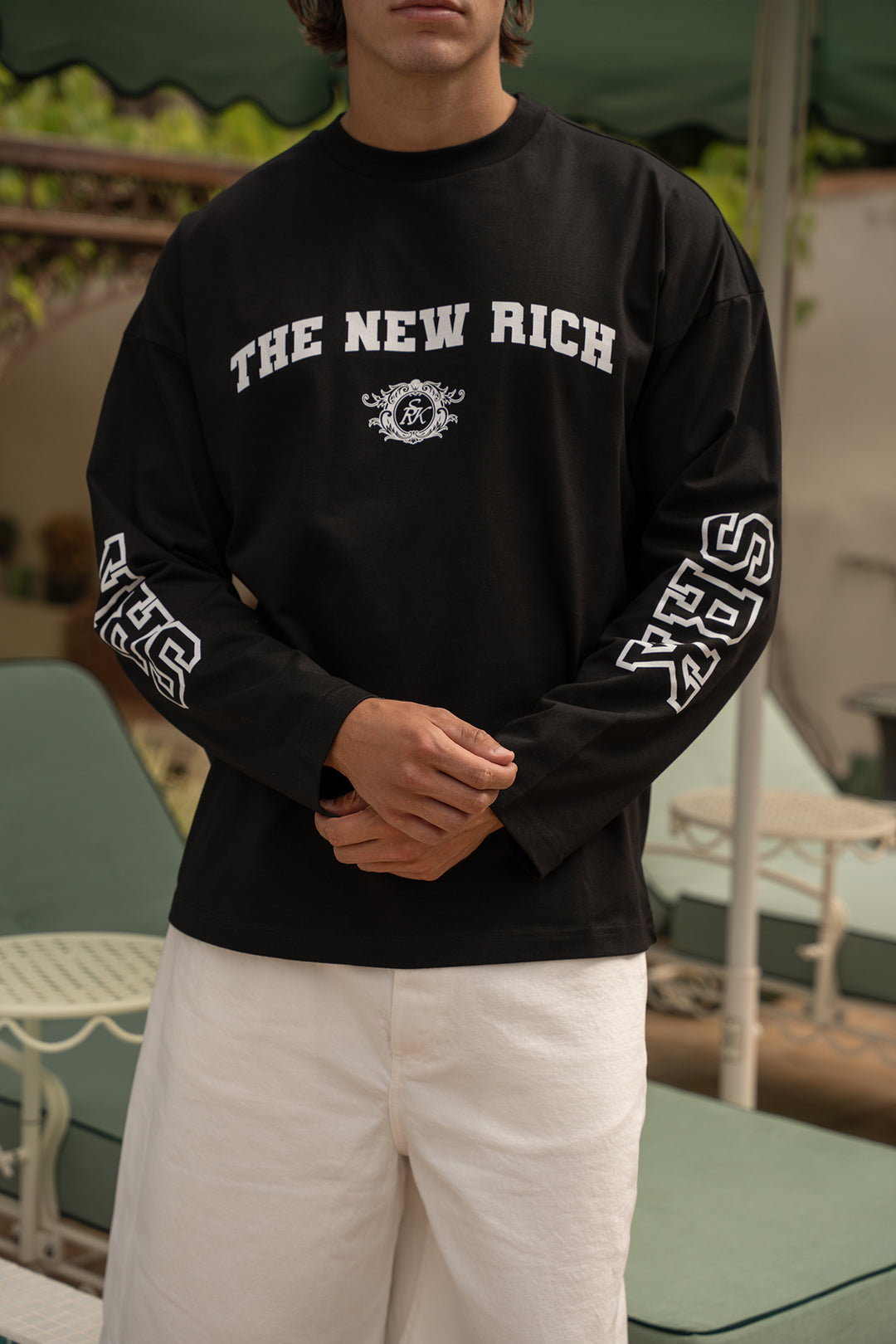 SRK Longsleeve Tee TNR - Black &amp; White