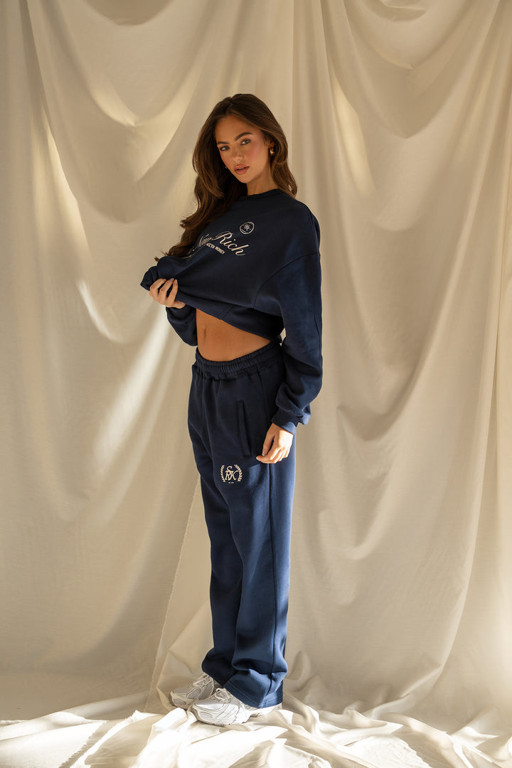 'The New Rich' Sweater 'Navy'