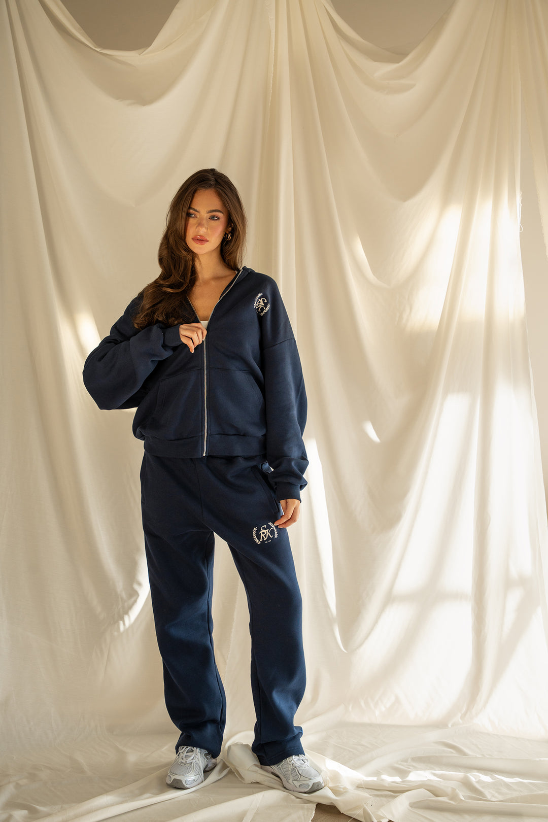 'The New Rich' Navy Tracksuit