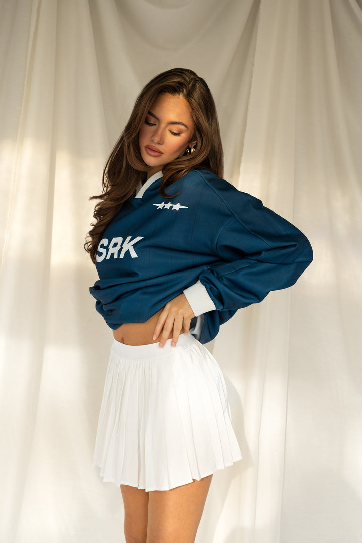 SRK Legacy Striped Polo Jersey ‘Navy’