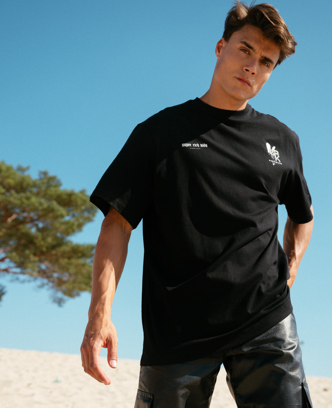 T-Shirt 'Spirit of SRK' Zwart