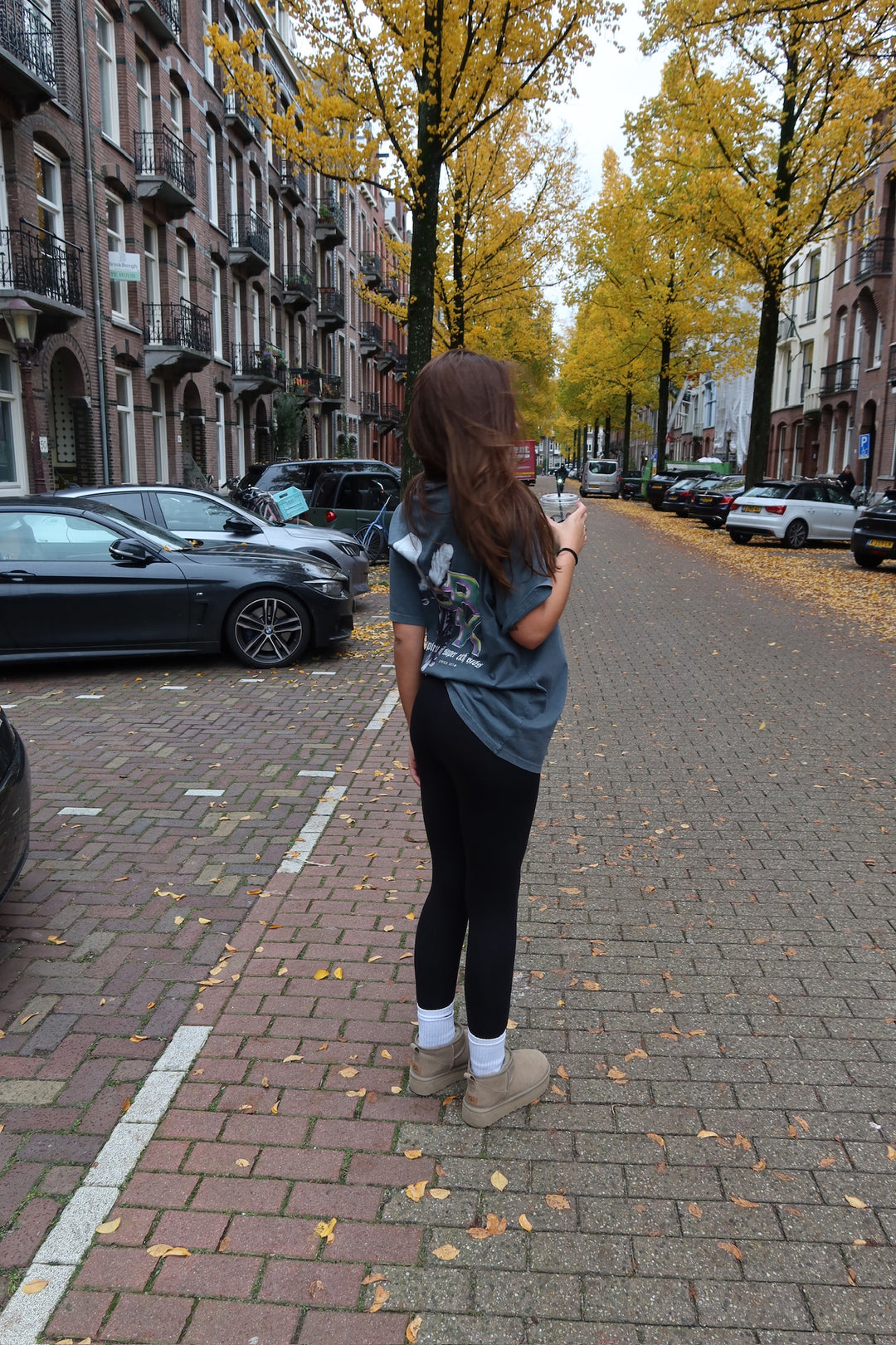 T-Shirt 'Spirit of SRK' Acid Wash Grey