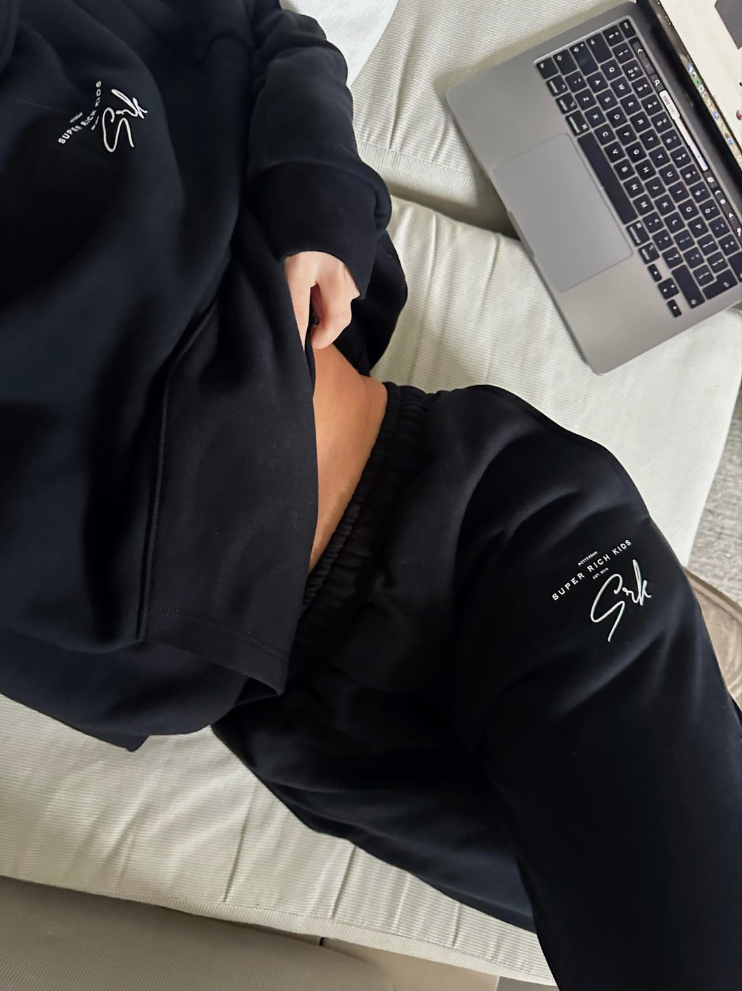 'Signature' Black Hoodie