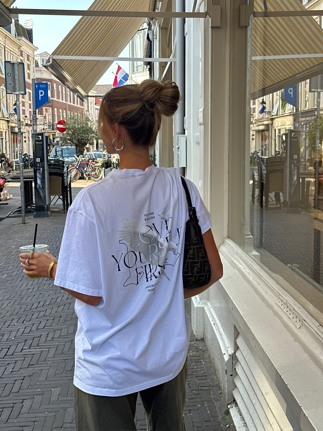 T-Shirt 'Love yourself' White