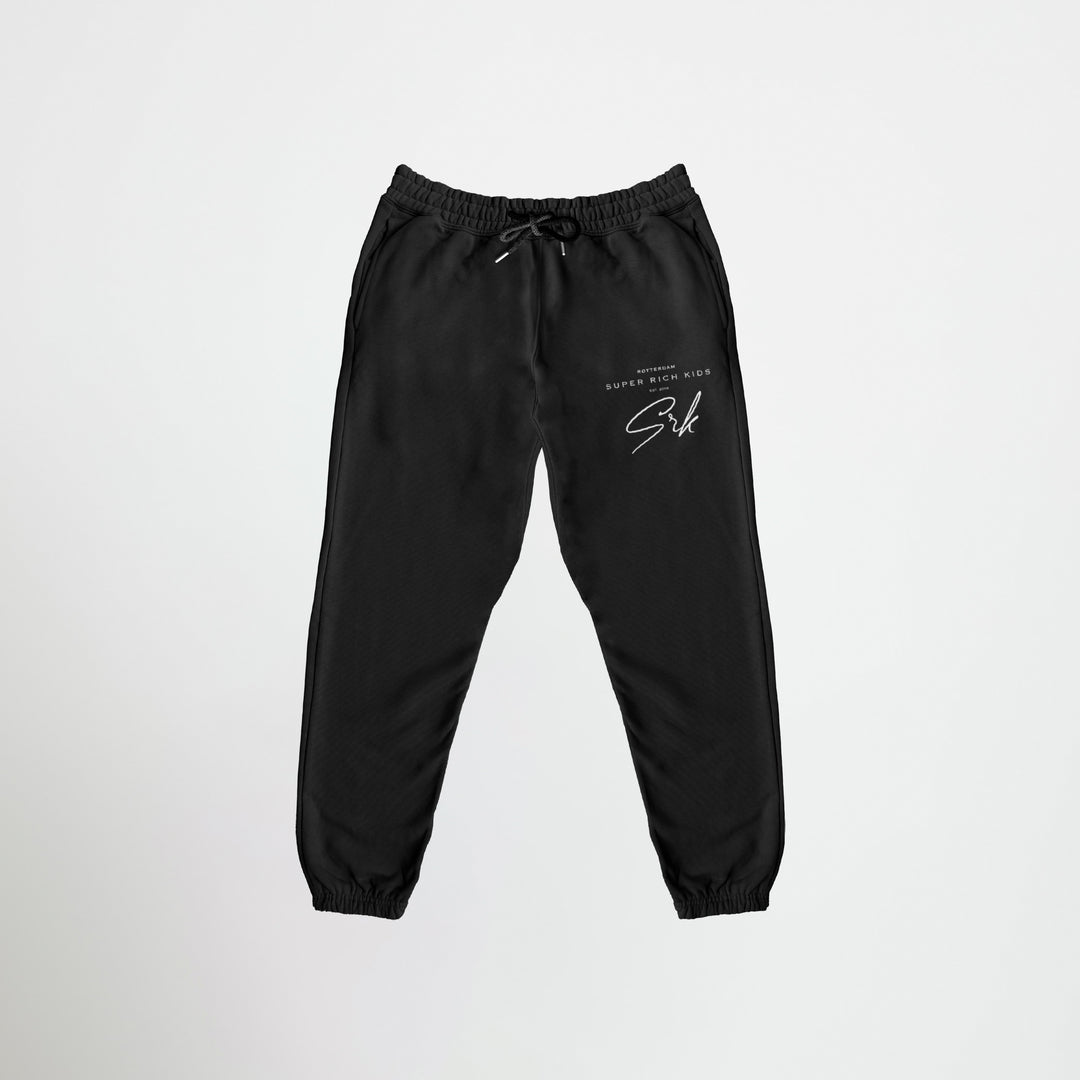 'Signature' Black Joggers