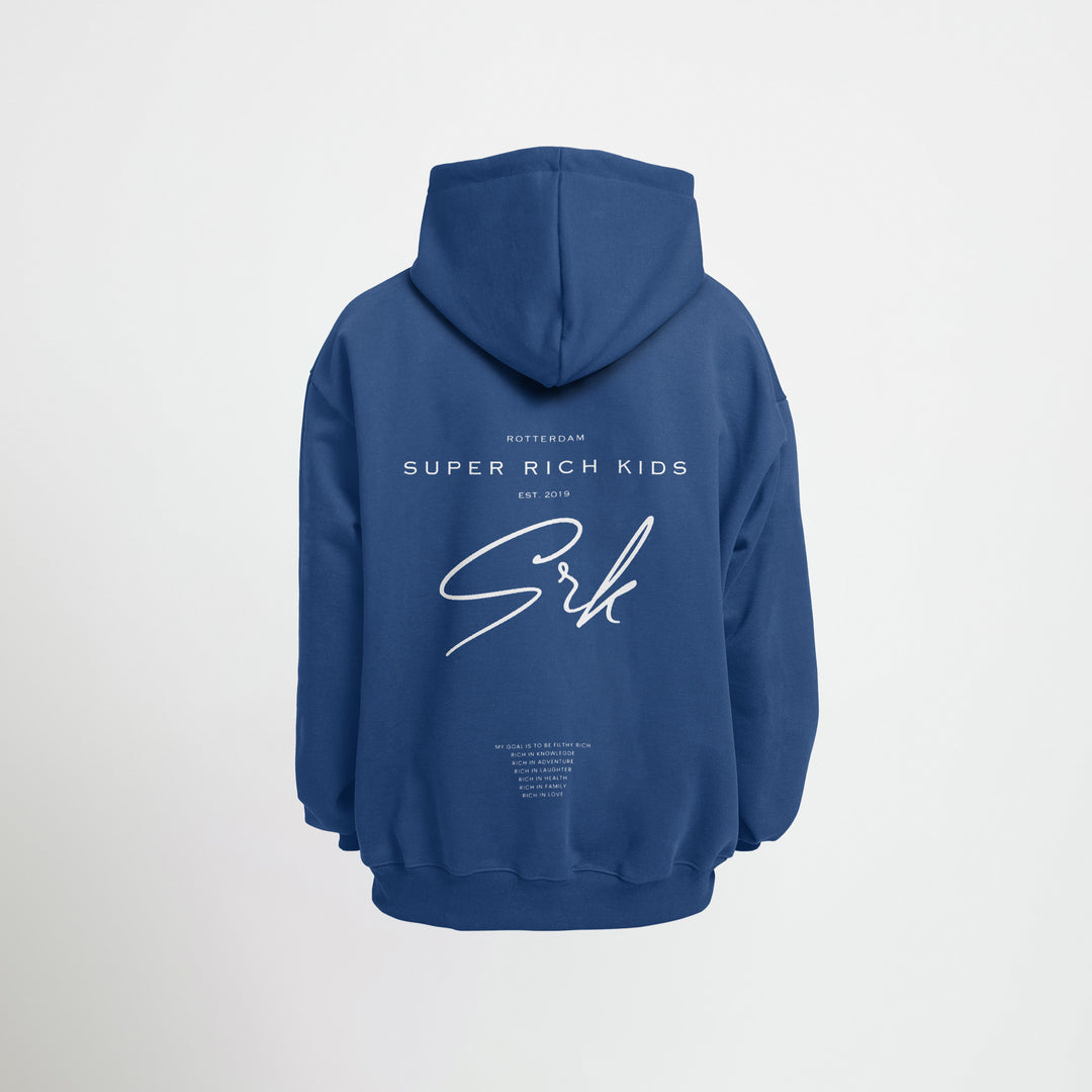 'Signature' Navy Hoodie