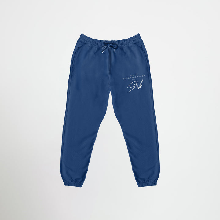'Signature' Navy Joggers