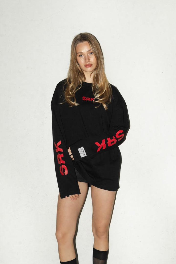 SRK Longsleeve Tee 'Black & Red'