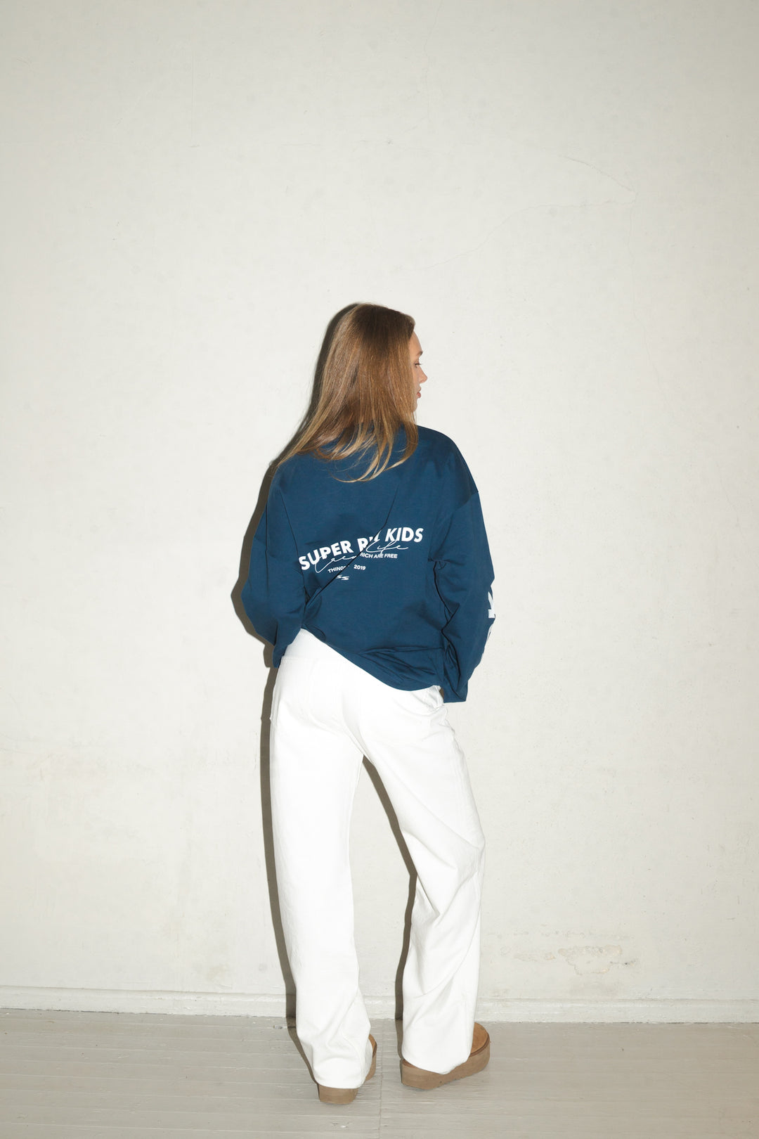 SRK Longsleeve Tee 'Navy & White'