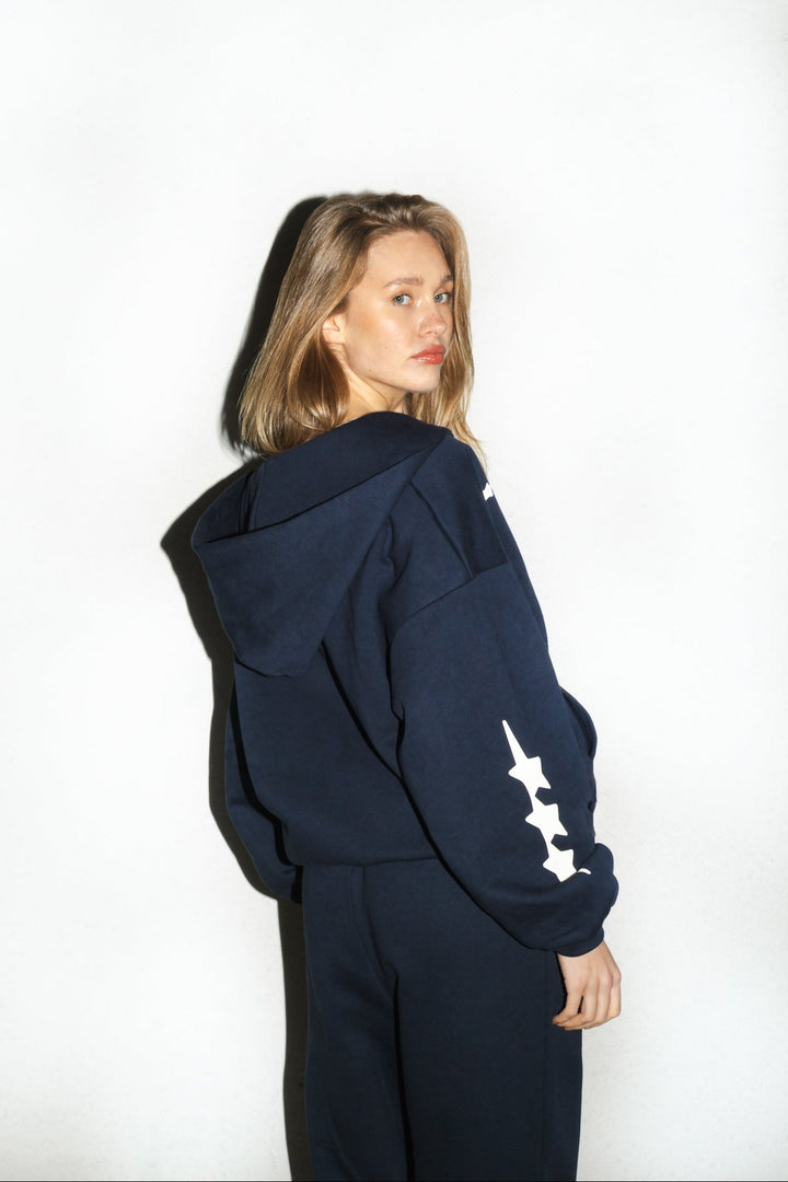 SRK Zip up hoodie ‘Navy’