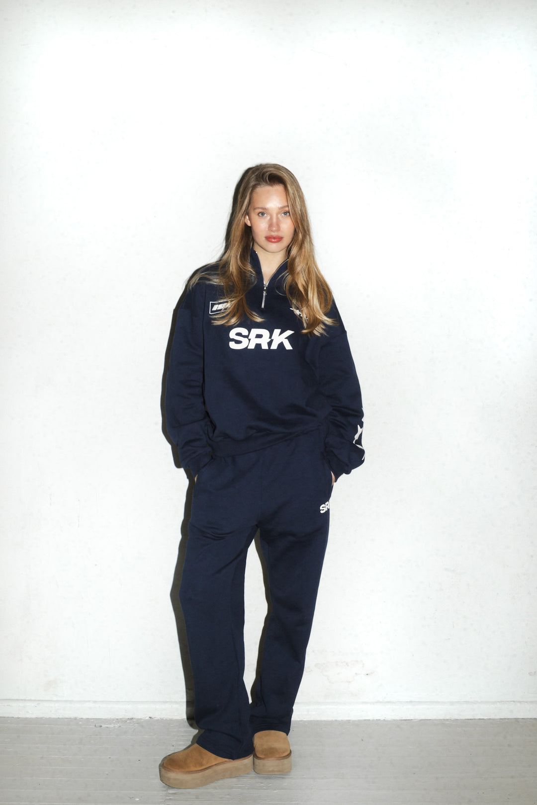 SRK Quarter Zip Sweater ‘Navy’