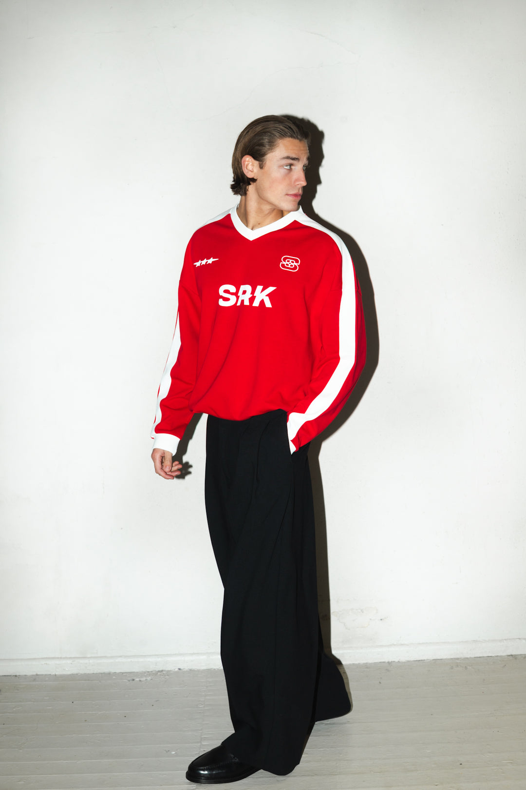 SRK Oversized Jersey 'Red & Off White'