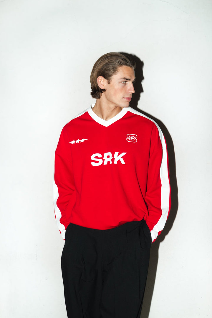 SRK Oversized Jersey 'Red & Off White'