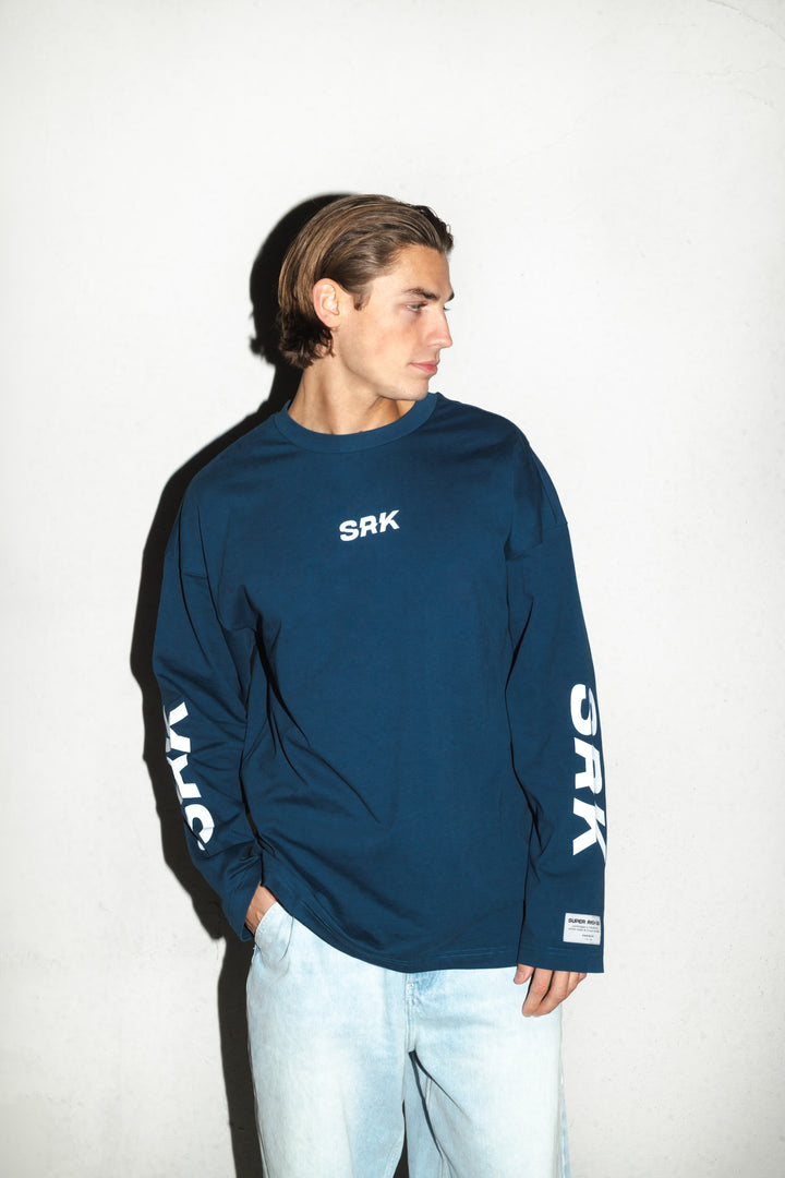 SRK Longsleeve Tee 'Navy & White'