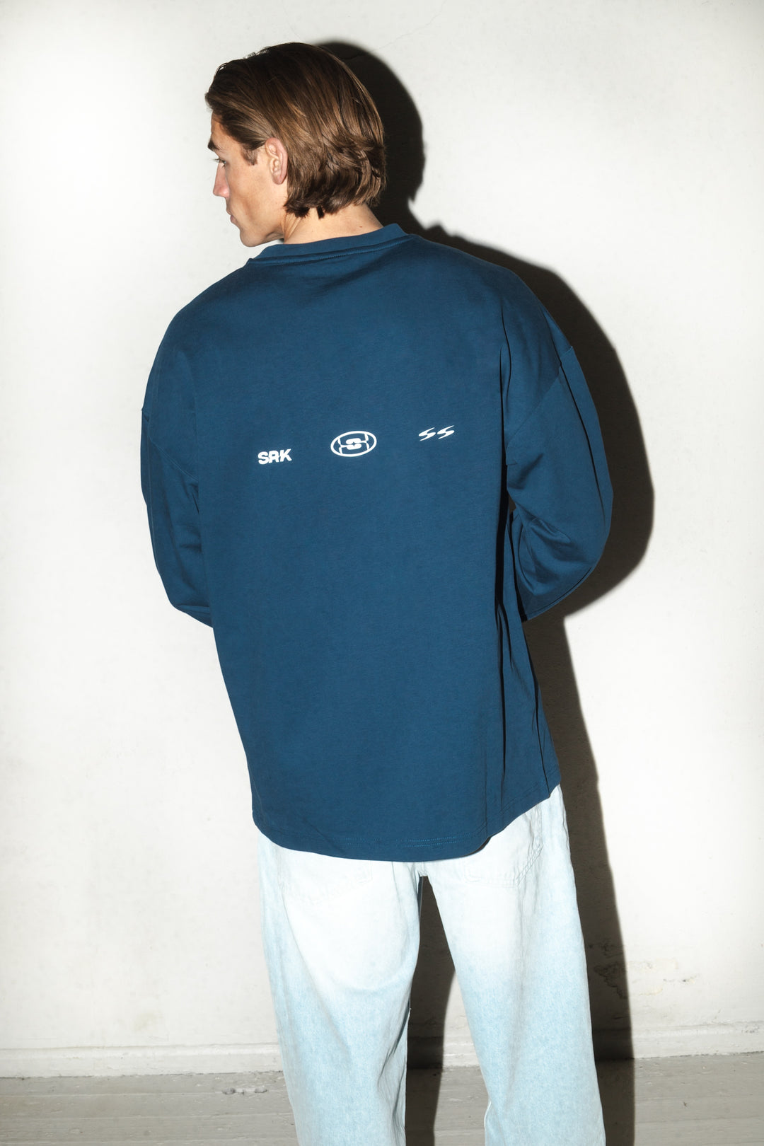 'Starlight' Longsleeve tee ‘Navy & Yellow’