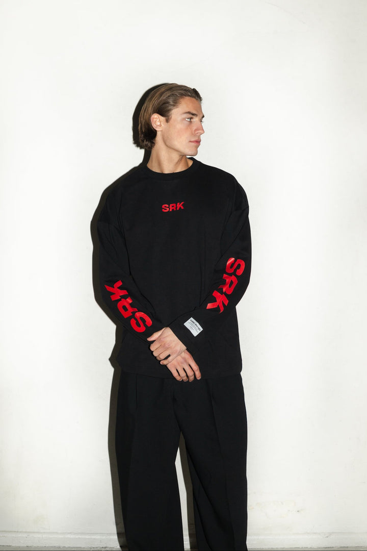 SRK Longsleeve Tee 'Black & Red'