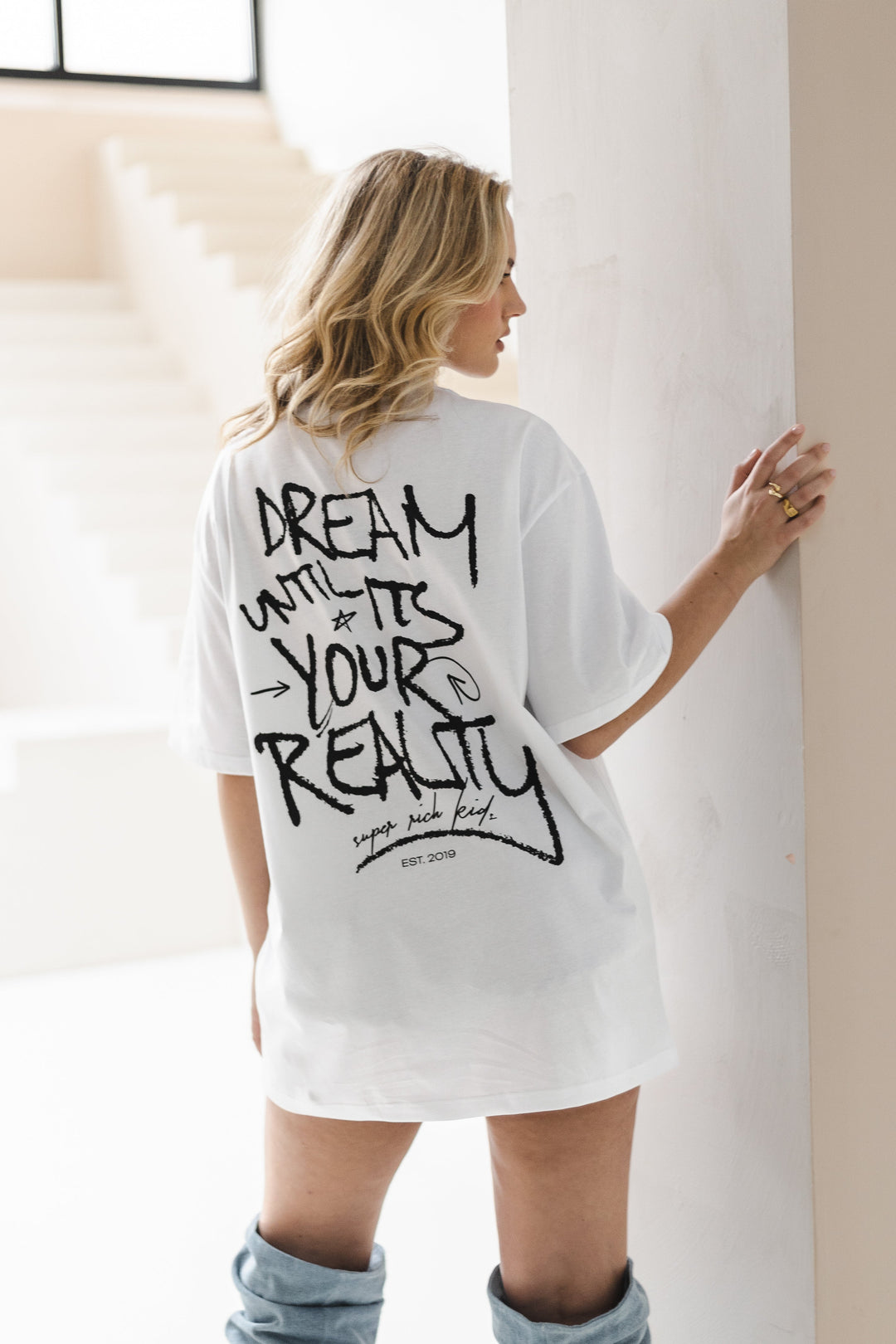 T-Shirt 'Dream' White & Black