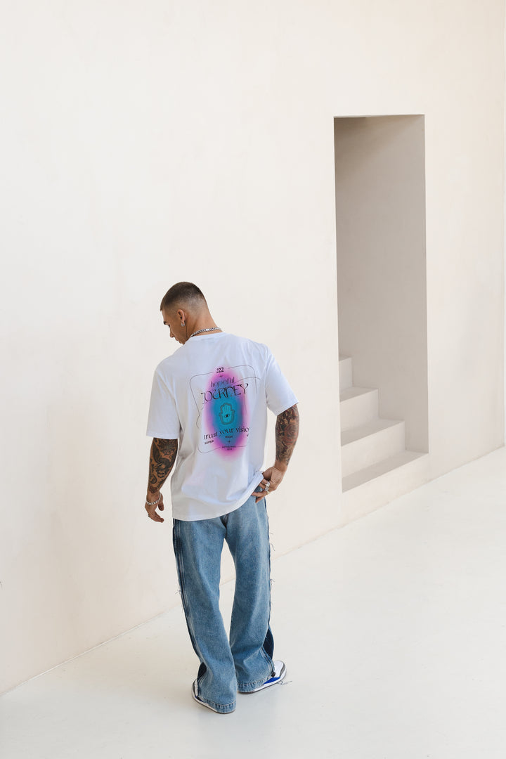 T-Shirt 'Trust your vision' White