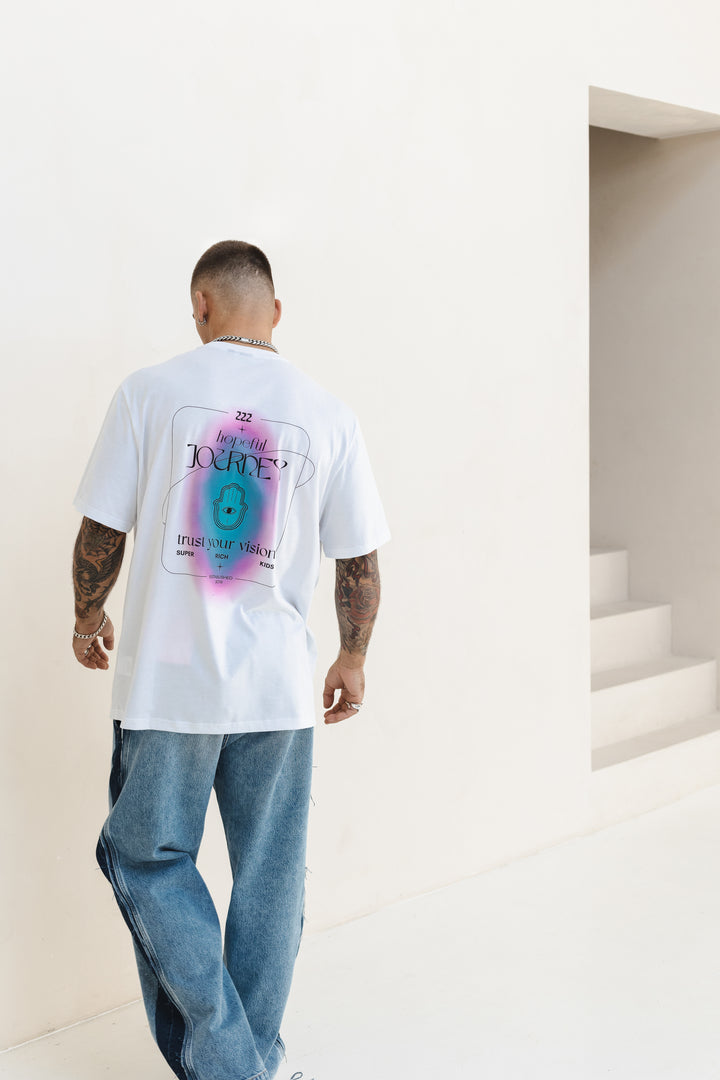 T-Shirt 'Trust your vision' White