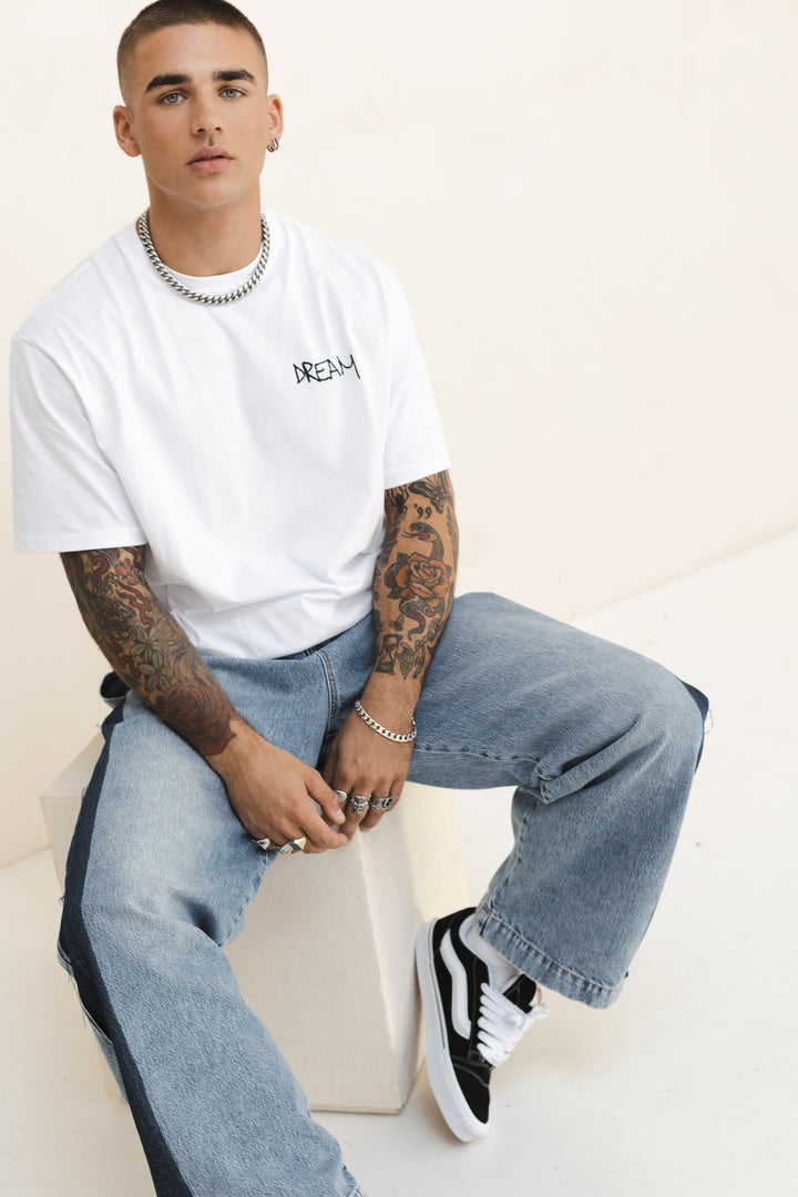 T-Shirt 'Dream' White & Black