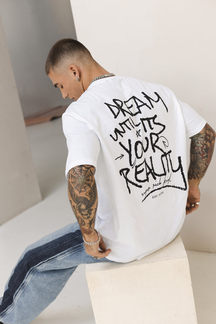 T-Shirt 'Dream' White & Black
