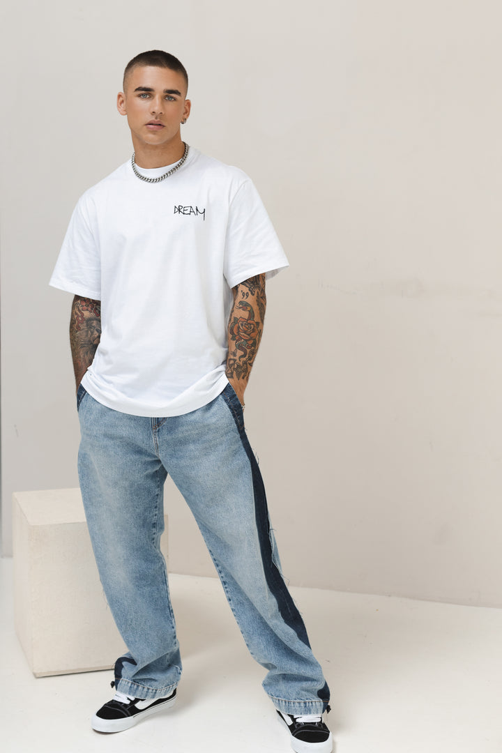 T-Shirt 'Dream' White & Black