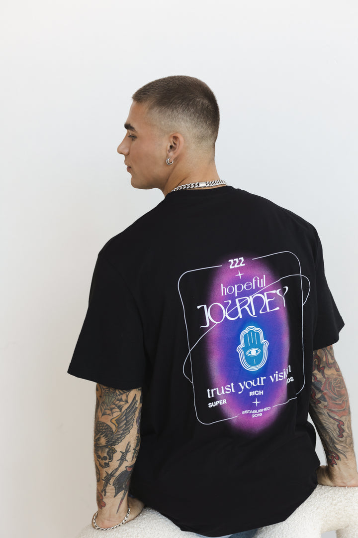 T-Shirt 'Trust your vision' Black