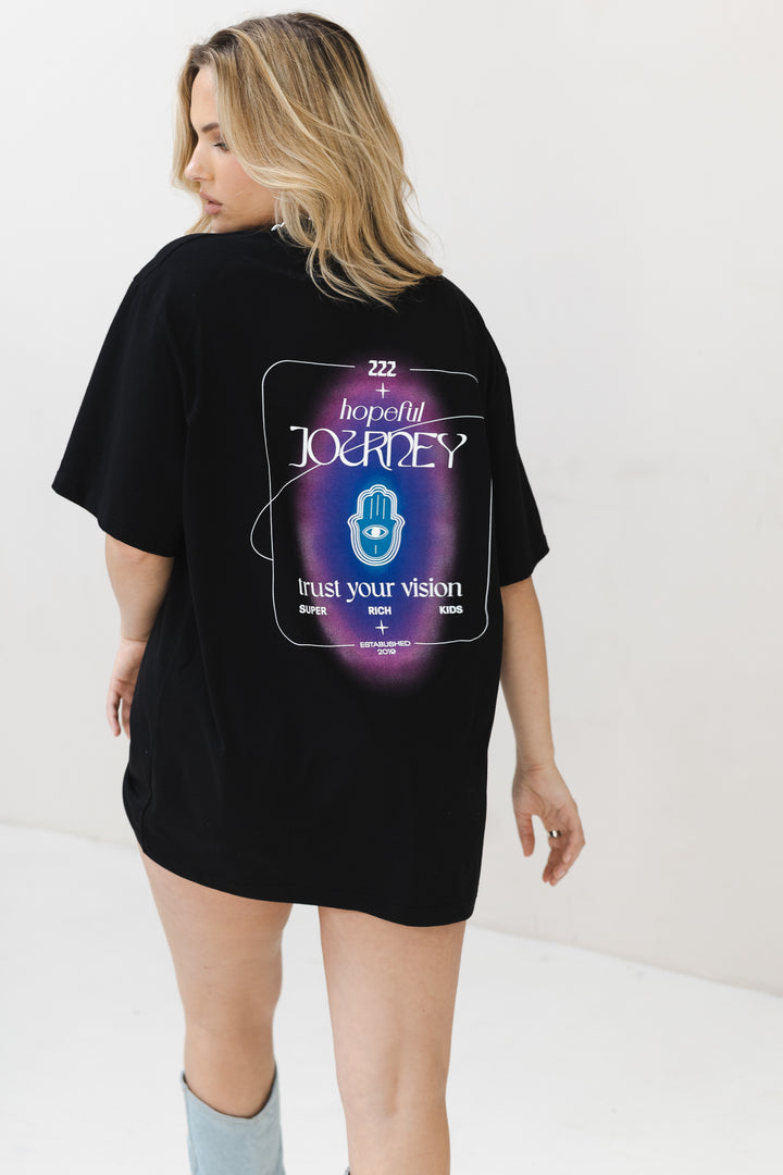 T-Shirt 'Trust your vision' Black