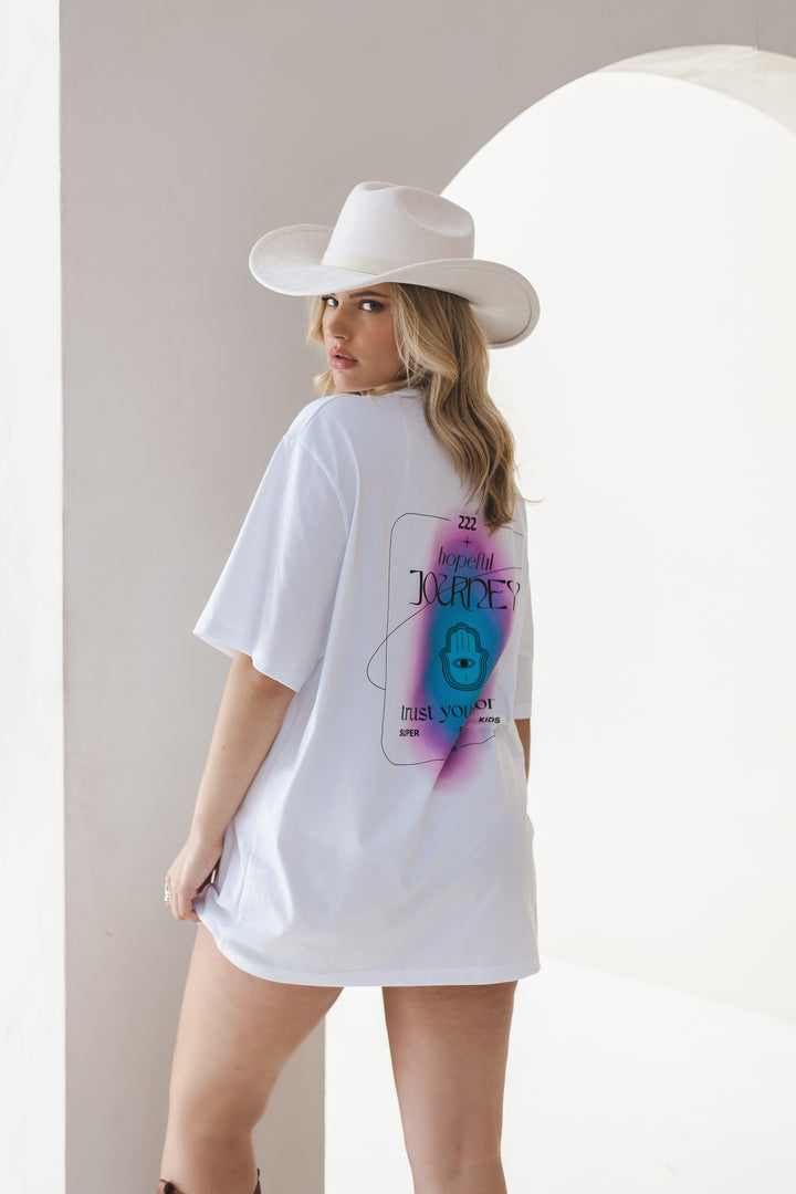 T-Shirt 'Trust your vision' White