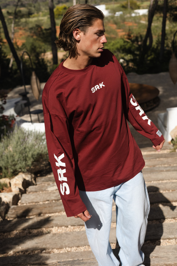 SRK Longsleeve tee 'Burgundy'