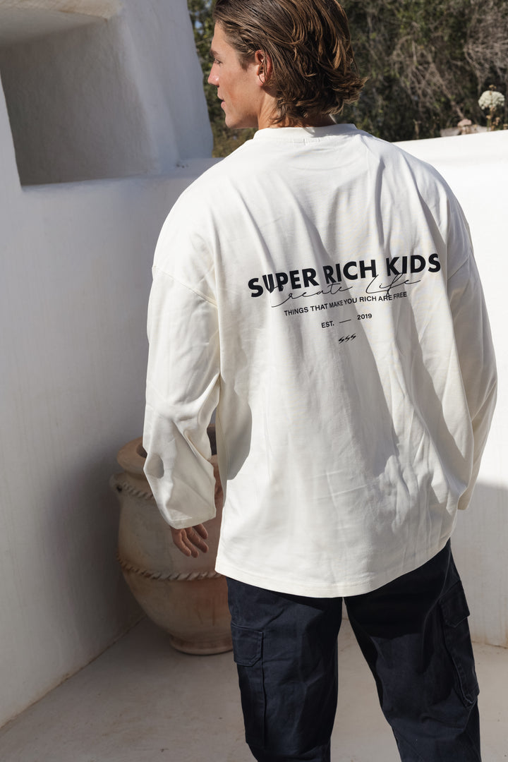 SRK Longsleeve tee 'Crème'
