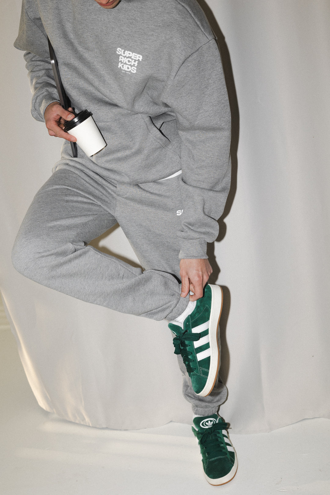 Tracksuit 'Essential' Grey Melange