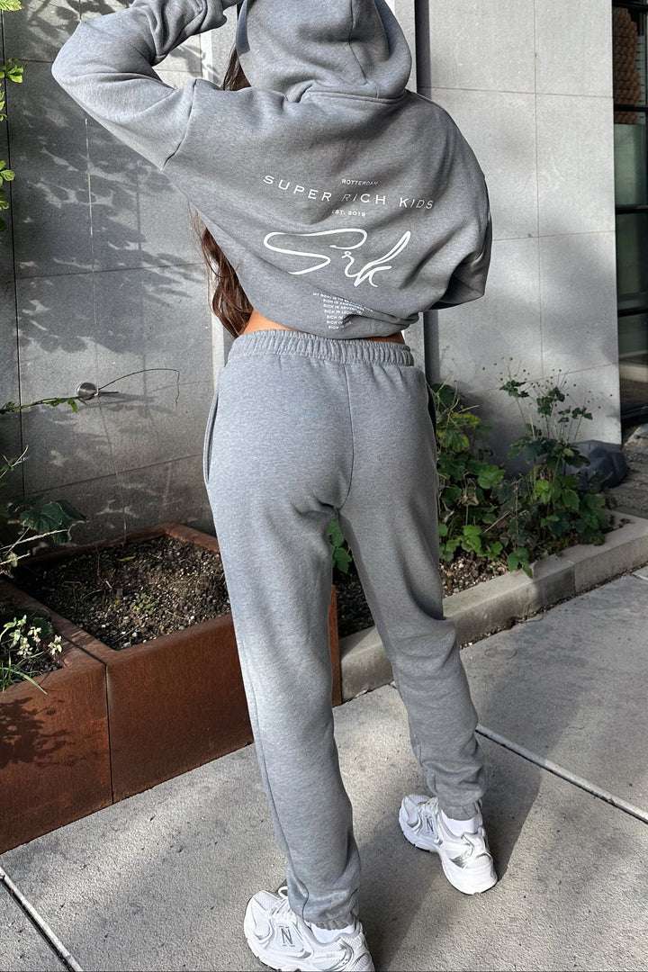 'Signature' Grey Melange Joggers